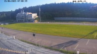 Archiv Foto Webcam Biathlon Arena Nové Město - Blick zum Schießstand 06:00