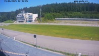 Archiv Foto Webcam Biathlon Arena Nové Město - Blick zum Schießstand 11:00