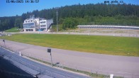 Archiv Foto Webcam Biathlon Arena Nové Město - Blick zum Schießstand 13:00