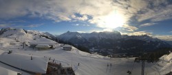 Archived image Webcam Kaeserstatt Roundshot Meiringen Hasliberg 13:00