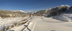 Archived image Webcam Casino Arena Seefeld: Panorama 11:00