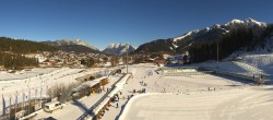 Archiv Foto Webcam Nordisches Zentrum Seefeld mit Schanze und Loipen 12:00