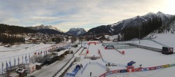 Archiv Foto Webcam Nordisches Zentrum Seefeld mit Schanze und Loipen 07:00