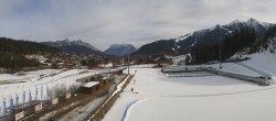 Archiv Foto Webcam Nordisches Zentrum Seefeld mit Schanze und Loipen 09:00