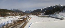 Archiv Foto Webcam Nordisches Zentrum Seefeld mit Schanze und Loipen 11:00