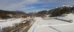 Archiv Foto Webcam Nordisches Zentrum Seefeld mit Schanze und Loipen 13:00