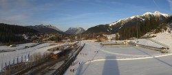 Archiv Foto Webcam Nordisches Zentrum Seefeld mit Schanze und Loipen 15:00