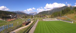 Archiv Foto Webcam Nordisches Zentrum Seefeld mit Schanze und Loipen 15:00