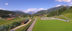 Archiv Foto Webcam Nordisches Zentrum Seefeld mit Schanze und Loipen 10:00