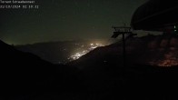 Archived image Webcam Leukerbad, Schwalbennest chairlift 21:00