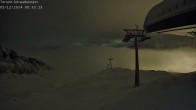 Archived image Webcam Leukerbad, Schwalbennest chairlift 23:00