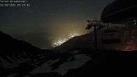 Archiv Foto Webcam Torrent Bahnen Leukerbad, Schwalbennest 23:00