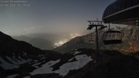 Archiv Foto Webcam Torrent Bahnen Leukerbad, Schwalbennest 01:00