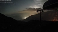 Archived image Webcam Leukerbad, Schwalbennest chairlift 23:00
