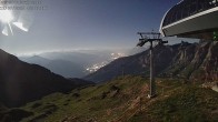 Archiv Foto Webcam Torrent Bahnen Leukerbad, Schwalbennest 01:00