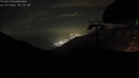 Archiv Foto Webcam Torrent Bahnen Leukerbad, Schwalbennest 23:00