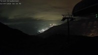 Archiv Foto Webcam Torrent Bahnen Leukerbad, Schwalbennest 01:00
