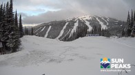 Archiv Foto Webcam Sun Peaks: Sundance Sesselbahn Bergstation 06:00