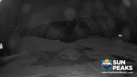 Archiv Foto Webcam Sun Peaks: Sundance Sesselbahn Bergstation 00:00