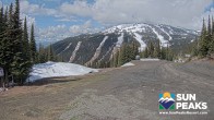 Archiv Foto Webcam Sun Peaks: Sundance Sesselbahn Bergstation 10:00