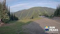 Archiv Foto Webcam Sun Peaks: Sundance Sesselbahn Bergstation 06:00