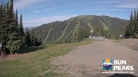 Archiv Foto Webcam Sun Peaks: Sundance Sesselbahn Bergstation 08:00