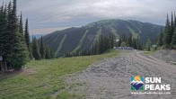 Archiv Foto Webcam Sun Peaks: Sundance Sesselbahn Bergstation 16:00