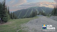 Archiv Foto Webcam Sun Peaks: Sundance Sesselbahn Bergstation 20:00