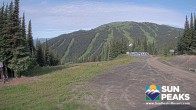 Archiv Foto Webcam Sun Peaks: Sundance Sesselbahn Bergstation 08:00
