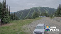 Archiv Foto Webcam Sun Peaks: Sundance Sesselbahn Bergstation 18:00