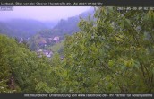 Archived image Webcam View from the Upper Harzstraße in Lerbach 06:00