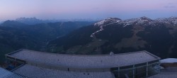 Archiv Foto Webcam Hinterglemm: Bergstation Zwölferkogel 19:00