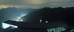 Archiv Foto Webcam Hinterglemm: Bergstation Zwölferkogel 23:00