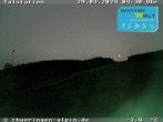 Archived image Webcam View at the slope of the Schmiedefeld am Rennsteig 03:00