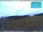 Archived image Webcam View at the slope of the Schmiedefeld am Rennsteig 07:00