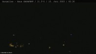 Archiv Foto Webcam Gargellen- Blick Schafberg 01:00
