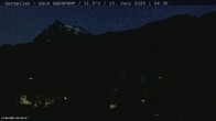 Archiv Foto Webcam Gargellen- Blick Schafberg 03:00
