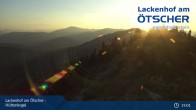 Archiv Foto Webcam Blick vom Hüttenkogel in Lackenhof Ötscher, Niederösterreich 19:00