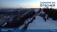 Archiv Foto Webcam Blick vom Hüttenkogel in Lackenhof Ötscher, Niederösterreich 02:00