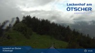 Archived image Webcam View from Hüttenkogel in Lackenhof, Lower Austria 14:00