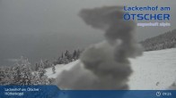 Archived image Webcam View from Hüttenkogel in Lackenhof, Lower Austria 08:00