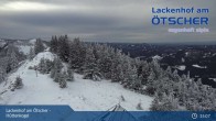 Archiv Foto Webcam Blick vom Hüttenkogel in Lackenhof Ötscher, Niederösterreich 14:00