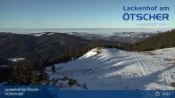 Archiv Foto Webcam Blick vom Hüttenkogel in Lackenhof Ötscher, Niederösterreich 14:00