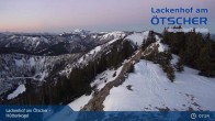 Archived image Webcam View from Hüttenkogel in Lackenhof, Lower Austria 06:00