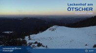 Archiv Foto Webcam Blick vom Hüttenkogel in Lackenhof Ötscher, Niederösterreich 02:00