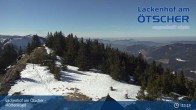 Archived image Webcam View from Hüttenkogel in Lackenhof, Lower Austria 12:00