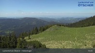 Archiv Foto Webcam Blick vom Hüttenkogel in Lackenhof Ötscher, Niederösterreich 09:00
