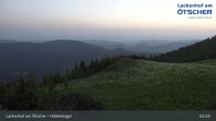 Archiv Foto Webcam Blick vom Hüttenkogel in Lackenhof Ötscher, Niederösterreich 04:00