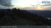 Archived image Webcam View from Hüttenkogel in Lackenhof, Lower Austria 19:00
