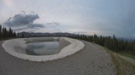 Archived image Webcam Hochrindl - Panoramic view Speikkofel 19:00